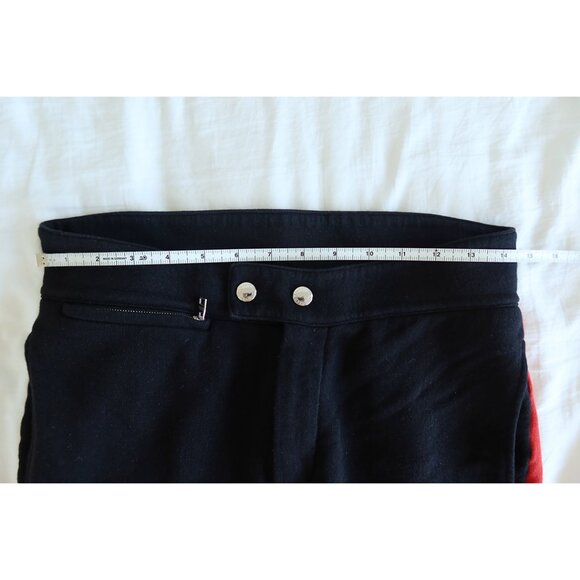 ALEXANDER MCQUEEN Black and Red Slim Cotton Joggers Size XS - Picture 12 of 13